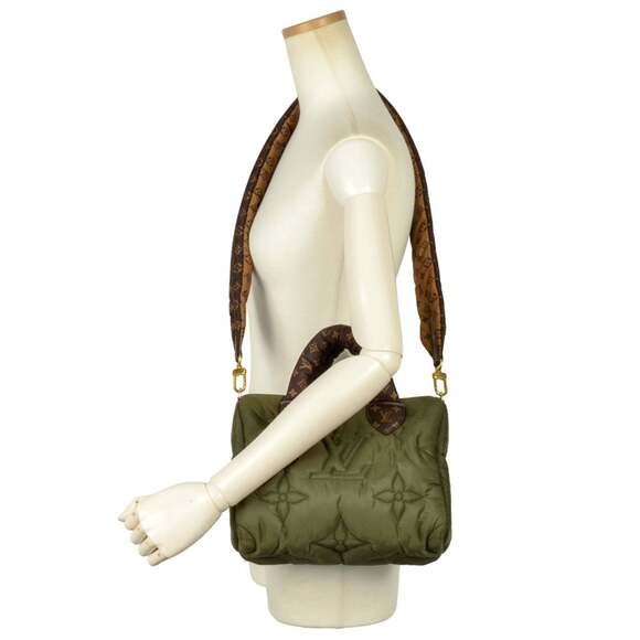 Louis Vuitton LV Pillow Speedy Bandoulière 25 Handbag Nylon M59009 Khaki - Picture 7 of 7